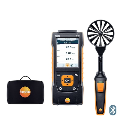 Testo 440 100 Mm Vane Kit With Bluetooth 0563 4403